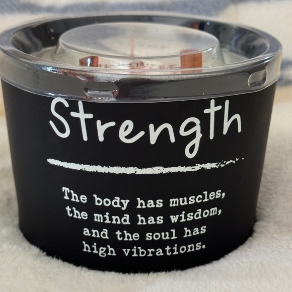 STRENGTH Lot x 2: Matte Black Glass Candle Primitives by Kathy Red Wish Bracelet - Picture 2 of 16